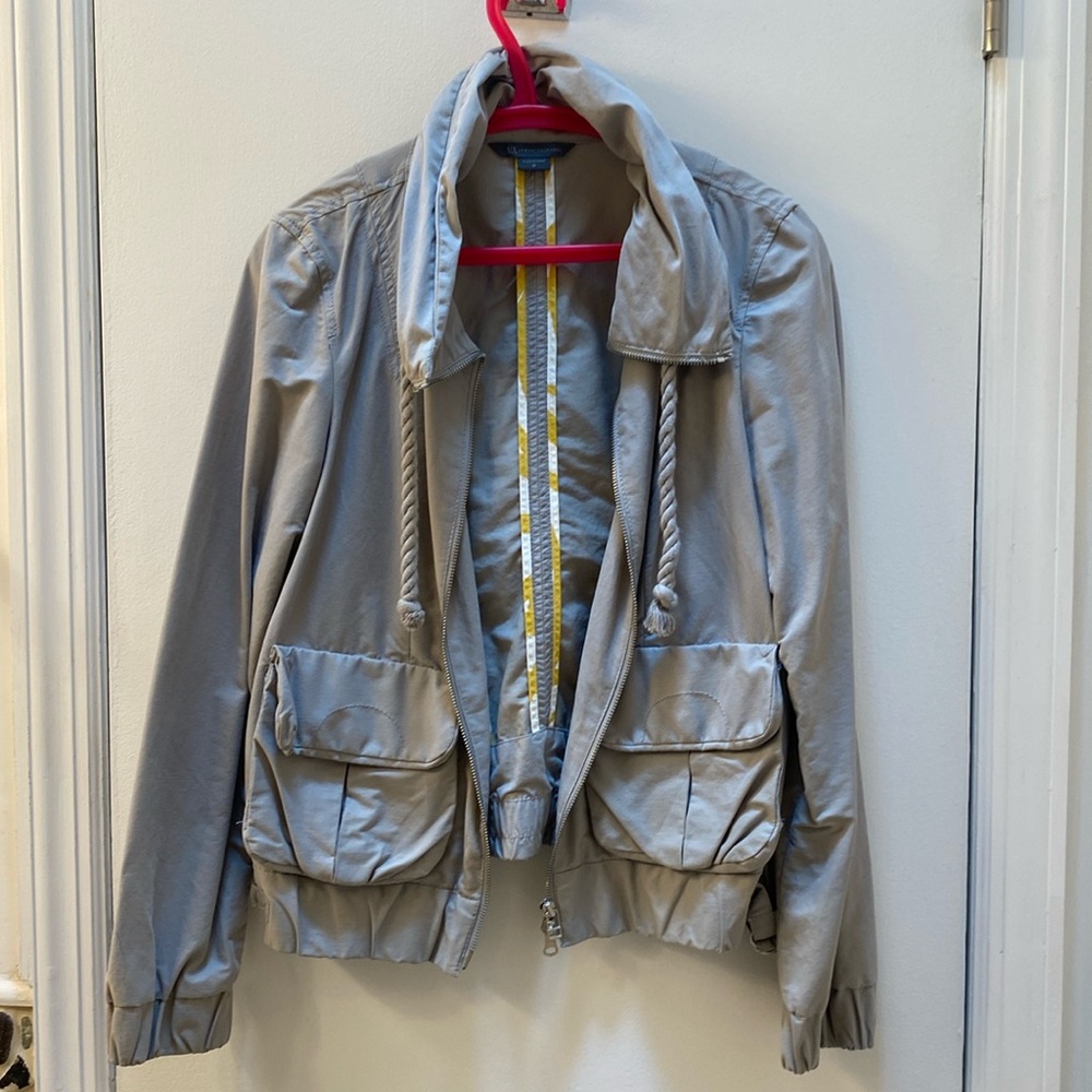 Armani exchange gray light jacket